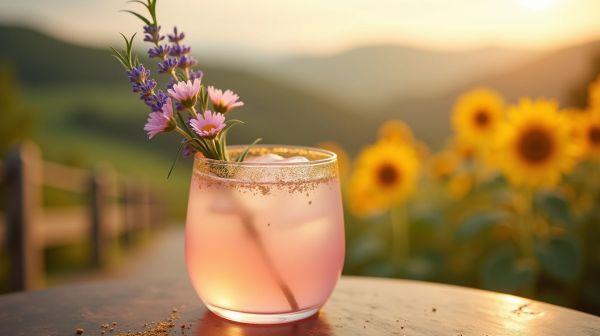 Cocktails fleuris et originaux pour un mariage au Québec : les recettes à base de fleurs